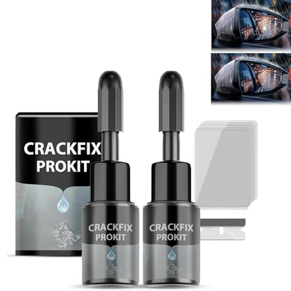2PCS Crack fix Pro Kit Windshield Crack Repair Fluid Kit Windshield Repair Car Chips and Cracks Car Glass Repair Kits