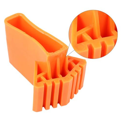 SEWACC 2pcs Non-Skid Ladder Feet Covers Folding Ladder Foot Protective Mats Heavy-Duty Non-Slip Pads for Stability and Safety in Home and Construction Use
