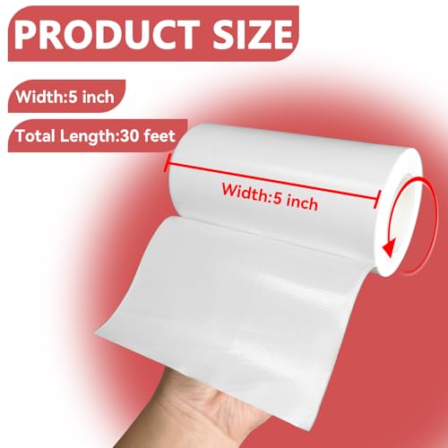 Birllaid Waterproof RV Awning Repair Tape for Tent,Tarp, Boat Covers Repair Tape,RV Awning, Sail Tape, Tear Repair Patch Kit, 5 Inch x 30FT (White) - color: White, size: 5 Inch x 30FT