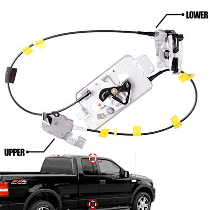Door Lock Latch with Cable Assembly Compatible for Ford F-150 Extended Cab 2004-2008 Rear Right Door Replacement 6L3Z18264A00B - size: F150 04-08 Rear Right