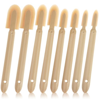 ABS Handle Silicone Caulking Kit, Rubber Caulk Finishing Tool Set with 4 Interchangeable Tips, Smoothing Finger Finisher for Grout, Sealant, Kitchen Bathroom DIY Projects