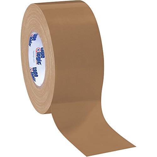 Aviditi (3 Rolls) Tape Logic 3 Inch x 60 Yards Multipurpose Duct Tape, Brown, 10.0 Mil Thick - for Temporary Repairs, Labeling, Patching, Marking and Social Distancing - color: Brown, style: 3 Pack
