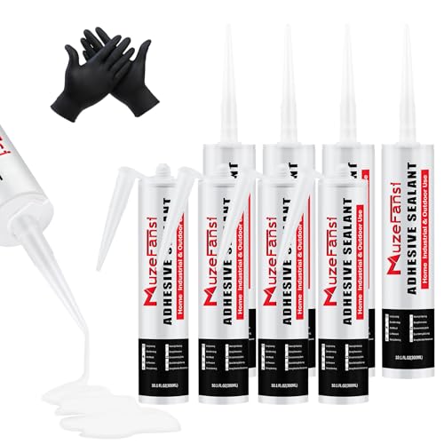 RV Roof Lap Sealant Self Leveling,8 Pack RV Roof Silicone Sealant White, Waterproof Flexible EPDM RV Sealant and Caulking Exterior Repair Kit for Campers,Trailers, Motorhomes - style: Self Leveling 8 Packs