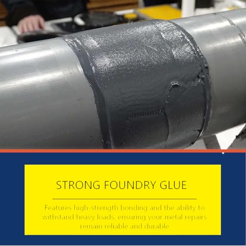 2pcs Strong Foundry Glue for Metal Enhanced Casting Glue Metal Repair G-LUE Heavy Duty for Me-tal Plastic Ceramic Wood Bonds Steel Aluminum
