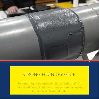 2pcs Strong Foundry Glue for Metal Enhanced Casting Glue Metal Repair G-LUE Heavy Duty for Me-tal Plastic Ceramic Wood Bonds Steel Aluminum