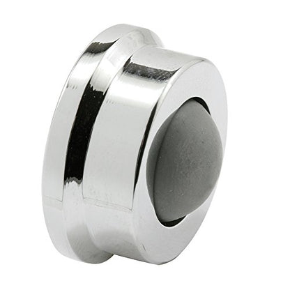 Prime-Line J 4724 Door Wall Stop, 1 In., Rubber Bumper, Polished Chrome (Single Pack) - color: Polished Chrome