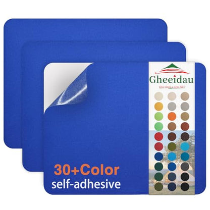 Gheeidau Canvas Repair Patch 9×11 Inch 3Pcs Waterproof Self-Adhesive Fabric Repair Patch for Tents,Boat Cover,Pop Up Canopy,Patio,Bags,Car Seats,Sofas,Furniture Cover(Royal Blue) - color: Royal Blue, size: 9"×11"×3PCS