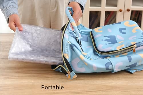 Plastic Splat Mat for Baby, Easy Cleaning Vinyl Floor Mat for Eating Messes, Waterproof High Chair Floor Protector Feeding Floor Cover by MatLeya - size: 52 inch (Pack of 1)