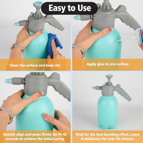 Super Glue for Plastic with Anti Clog Cap. 6 x 1 fl oz,Plastic Glue- Adhesive CA Glue for Model and Miniature,Suitable for PLA, ABS,PVC,3D Printing,Toys,Legos.Heavy Duty Model Repair Kit, Quick Dry - style: Plastic-Glue