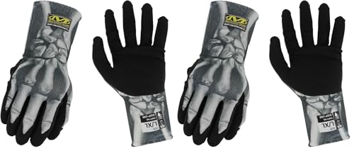 Mechanix Wear SpeedKnit™ Bones Graphx™ Series (Small/Medium, Black/White) (Pack of 2) - size: Small-Medium (Pack of 2), style: 1 Pair