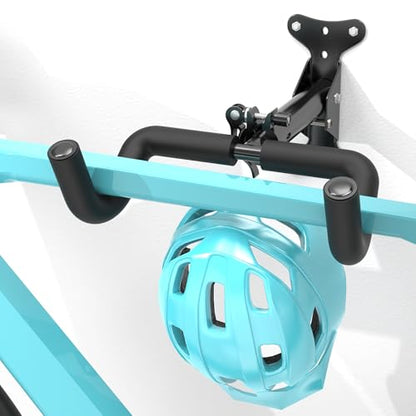 Housolution Bike Wall Mount - [1 Pack] EVA Foam Padded up to 48.5 lbs, Carbon Steel, Valve Mechanism, Heavy-Duty Adjustable Bike Wall Hanger for Road, Mountain and Hybrid Bikes, Garage & Apartment - size: 1 pack