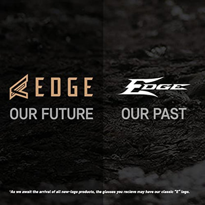 Edge TSM216 Dakura Polarized Wrap-Around Safety Glasses, Anti-Scratch, Non-Slip, UV 400, Military Grade, ANSI/ISEA & MCEPS Compliant, 5.04" Wide, Matte Black Frame / Smoke Lens - color: Smoke
