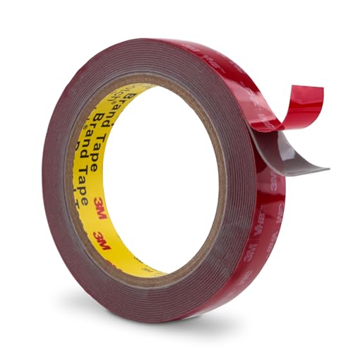 3M Heavy Duty Double Sided Tape 0.75" x 15.4Ft Mounting Tape Foam Tape Waterproof for Indoor Outdoor Home Office Automotive Decor - color: Grey, size: 0.75" x 15.4Ft