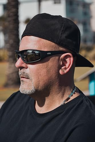 Global Vision Eyewear Kickback Sunglasses with EVA Foam - color: Smoke Lens