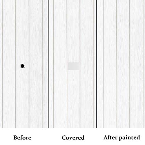 20 Pieces Vinyl Siding Repair Kit, White Self-Adhesive Vinyl Siding Patch Kit for Any Cracks, Holes, or Blemishes on Vinyl Siding, Fence
