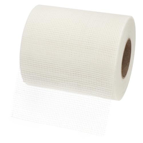 PATIKIL Drywall Repair Mesh Tape, 8 inch x 328 ft Fiberglass Repair Patch Self-Adhesive Dry Wall Joint Tape 8 Mesh Wall Hole Crack and Seam Patch, White - size: 8 inch x 328 Feet