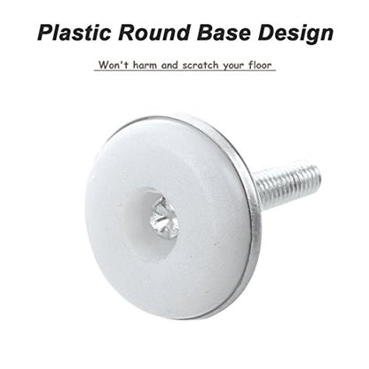 30Pcs Adjustable Furniture Leg Base Leveller Table Leveling Feet Pads, M6 x 15mmThreaded Rod