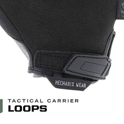 Mechanix Wear: Tactical Specialty Pursuit D5 Cut Resistant Covert Work Gloves (Small, All Black) - size: Small