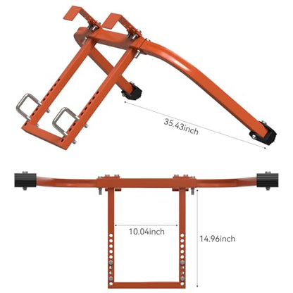Ladder Stabilizer for Roof, Toovem Ladder Stabilizer for Accessory for Roof Gutter, Wall Ladder Standoff, Heavy Duty Roof Ladder with Non-Slip Rubber, Adjustable, Easy Use