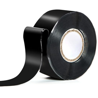 Waterproof Silicone Tape 1 in x 16.5 Ft Extra Strong Waterproof Rubber Leak Proof Sealing Tape Silicone Rubber Self-amalgamating Tapes for Emergency Pipeline Repair Cable Bandage Tool Fixing - size: 1 Roll - 16.5 ft - 31.5 mil Thickness