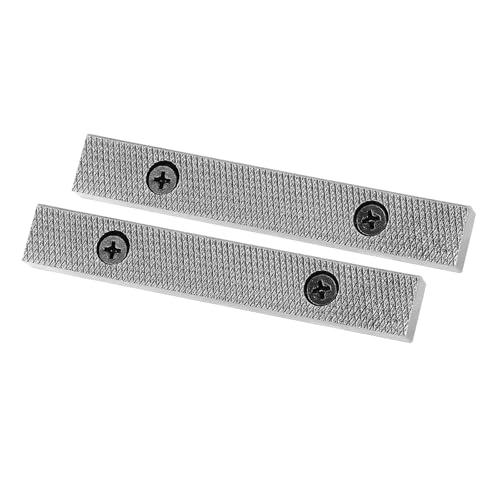 Forward 6 Inch Replacement Steel Jaw Plates (1 Pair) and Screws for DT150B Multipurpose Vise - size: 6 Inch-DT150B