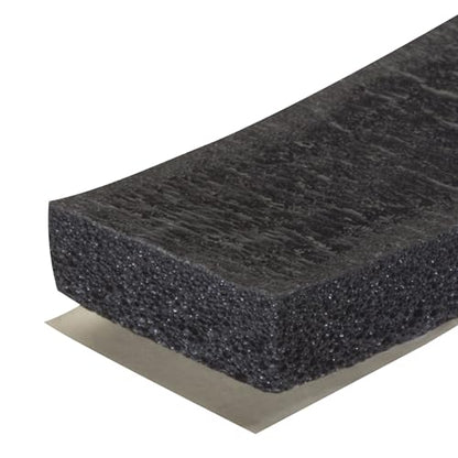 M-D Building Products 06593 1/4 in. x 3/4 in. x 10 ft. Black Sponge Window Seal for Small Gaps - size: 1/4" X 3/4"