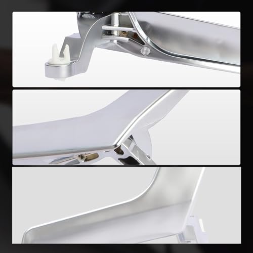A-Premium Front or Rear Right Passenger Side Interior Door Handle Compatible with Mercedes-Benz C230 2008-2009, C250 2010-2015, C300 C350 C63 AMG 2008-2015, C400, C63 AMG S, GLK250, GLK350, Chrome - style: Front Right or Rear Right