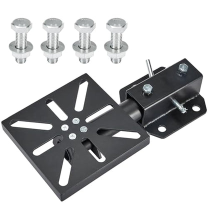 Rotating Bench Mount for Vises,Heavy-Duty Steel Vise Mount for Bench Vise and Grinder, Universal 7.9" x 7.9" Mounting Plate