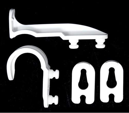 New Plastic Latch Set Kit for Solar Group Standard Mailbox Repair Latch Kit (1, White) - color: White