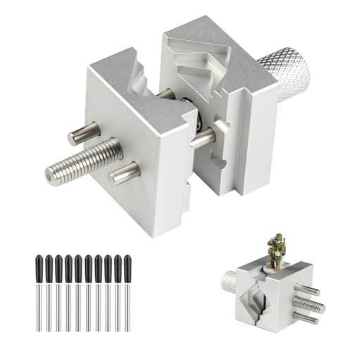 Precision Mini Vise for Hobbies & Crafts - Multi-Function Tabletop Bench Clamp for Model Building, Painting, Soldering, and Jewelry Making - Small Parts Holding Tool - style: Advanced Version