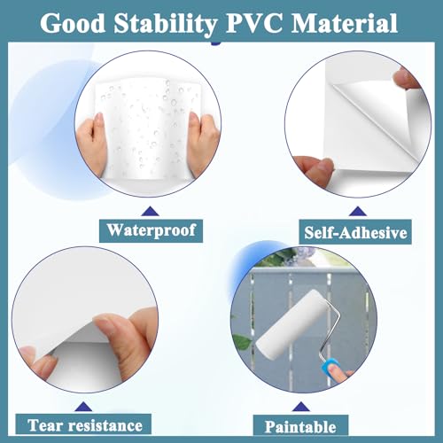 20PCS Vinyl Siding Repair Kit, Self-Adhesive Vinyl Siding and Fence Repair Tape Patch Kit for Blemishes Tools/Cracks/Holes (20, 6.3 x 4.72 in)