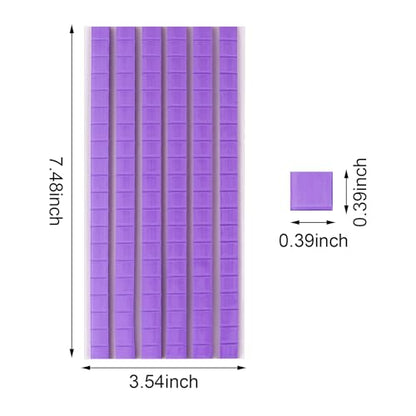 Feosky Adhesive Poster Sticky Tack Putty, Reusable and Removable Adhesive Putty, 120PCS, Mounting Putty for displaying Wall Paintings, Museum Art Photography, Picture, Crafts (Purple, Pack of 1) - color: Purple, size: 1Pack