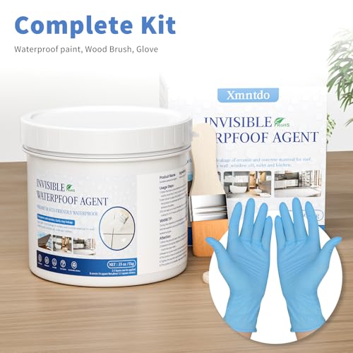 Invisible Waterproof Agent Transparent Repairing Leak Waterproof Adhesive for Roofs, Walls, Bathroom, Shower, Window Sills, Indoor & Outdoor Water Proof Coating 35 Oz - style: 35 OZ