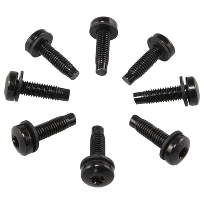 RLB-HILON 8PCS Screws Bolts M8 x 1.25 Compatible with Jeep Wrangler JK 2007-2018, for Pillars, Windshield Frame, Headlight, Door Hinges, Tail Light, Roll Bar