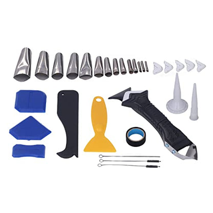 5 in 1 Silicone Caulking Tools Multifunctional Shovel Angle Scraper Silicone Sealant Finishing Tool Caulk Remover and Sealant Scraper Set