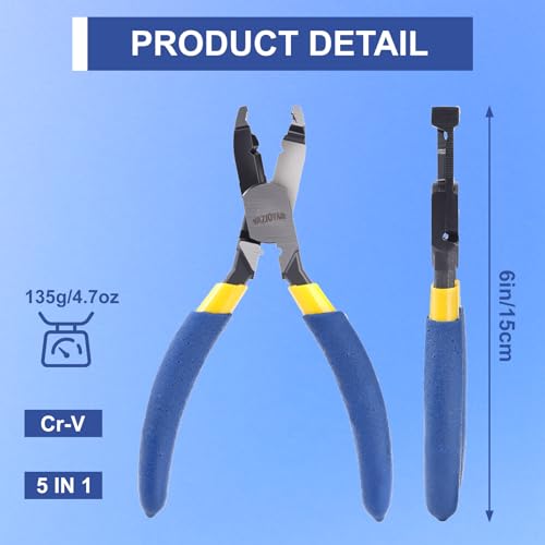 Multi-Function Screw Extractor Pliers, Non-Slip Screw Removal Tool, Extracts Stripped, Broken, Rusted Screws, Screw Pliers for Tightening, Loosening and Gripping Nuts and Bolts，Wire pliers