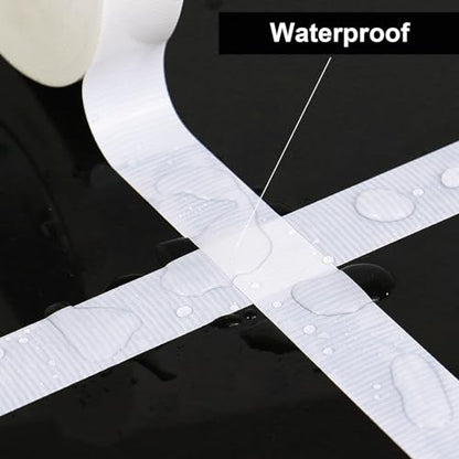 JIALAI HOME Industrial Grade White Duct Tape, 1 inch x 60 yds, HeavyDuty, Flexible, No Residue, All-Weather Waterproof Tape, UV Resistant for Crafts & Home Improvement - color: White