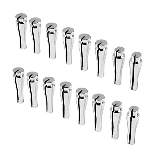 Lelecar Door Cable Repair Kit with Cam Piece for F-series E-series Ranger Expedition Excursion Navigator Latch Lock Handle Billet Aluminum(16 Ends for 8 Cables)