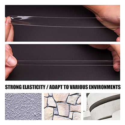 Double Sided Mounting Tape - 1 Inch Wide 10 Feet Long Adhesive Removable Clear Heavy Duty Double Sided Tape for Wall Mount,Photo/Art/Glass Mounting - size: 1"