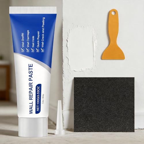 Drywall-Repair Kit, Wall Patchs with Scraper, Multi-Functional Drywall-patchs Pastes for DIY-Home Fix Office-Renovation, Quick Drying