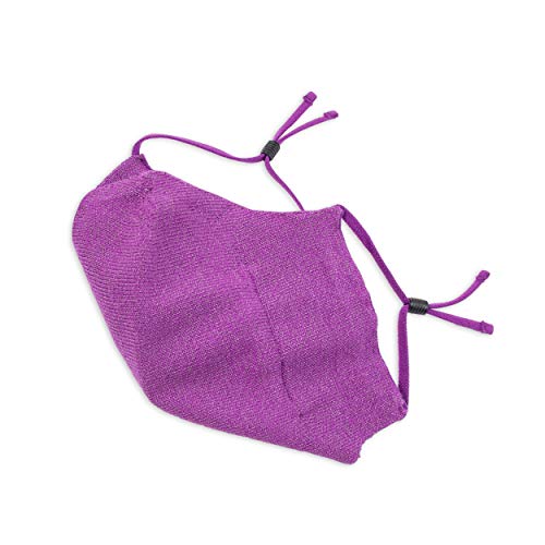 Wembley Adjustable and Washable Face Mask for Adults and Kids - color: Purple, size: 1 Count (Pack of 1)