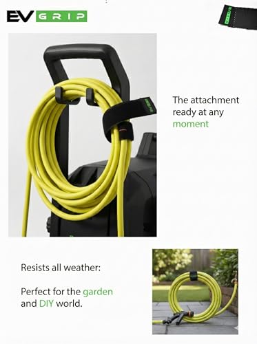 Cable Strap & Organizer – Universal Hook & Loop Holder for Extension Cords, Hoses and Ropes | Heavy Duty Cord Wrap for Garage, Garden, RV and Boat | Weather-Resistant & Multi-Use Storage