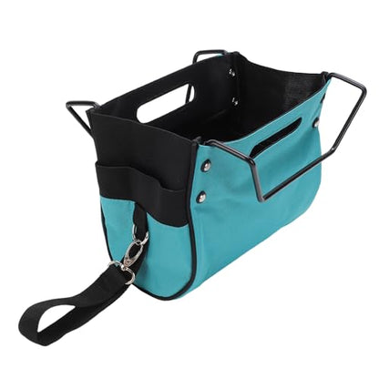 Fabater Folding Ladder Tool Tray, 600D Oxford Fabric Organizer with Multiple Pockets for Step Ladders, Ladder Tool Holder Pouch for Easy Access to Repair Tools