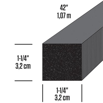 M-D Building Products 02006 1-1/4 in x 42 in Gray Foam Window Seal Strip – Air Conditioner Window Seal, Weather Stripping Foam Insulation for Window AC Units, Adhesive Foam Strip - size: 1-1/4 in.