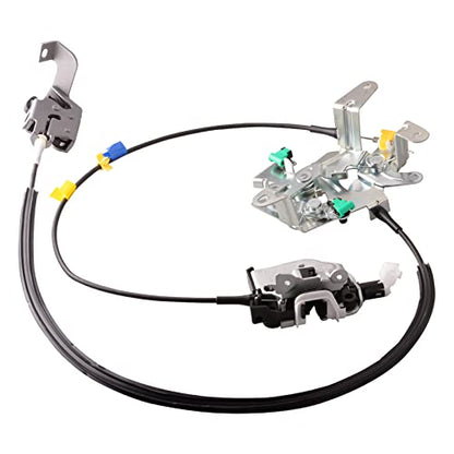 Rear Left Door Latch Assembly Compatible for Ford F250 F350 Super Duty 2008-2016 Driver Side Rear Door Latch Kit - size: F250 08-16 Rear Left