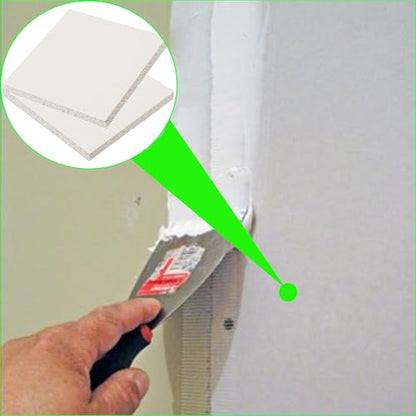 Drywall Repair Panel, Drywall Patch Kit Large Hole, Wall Repair Patch Panel for Drywall,Wall Surface Large Hole Fill Quick and Easy Solution.12'' x 12” x 1/2 ”（1 Pack）