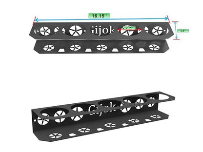 4 Pack Five Cans Wall-Mounted Steel Aerosol Spray Can Holder, Steel Wall Mount Storage Organizer for Garage and Workspace (4-Black) - style: 4-Black