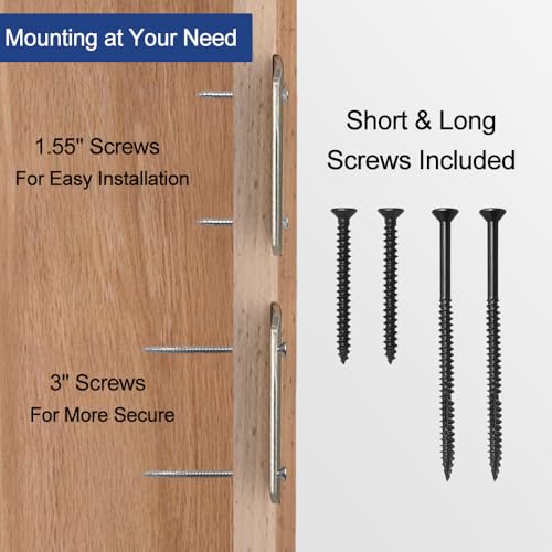 Extended Strike Plate 2-1/4" x 2-1/4", Satin Nickel, Heavy Duty Version with Reinforced Torx/Star Screws & Bit, Extender Lip Latch Striker for Exterior/Interior Door (1 Pack) - size: 2-1/4" Width (1 Pack)