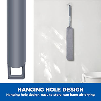 Retractable Gap Dust Cleaner Cleaning Tools with 2 Microfiber Dusting Cloths Long Handle 60inches Washable and Retractable Duster Brush for Cleaning Under Appliances Furniture Couch Fridge - size: 4 Pcs Gap Duster