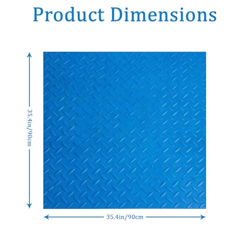 Swimming Pool Ladder Step Mat, 36" x 36" Protective Pool Ladder Pad Step Mat with Non-Slip Texture, Pool Liner Protection Mat for In-ground or Above Ground Pools